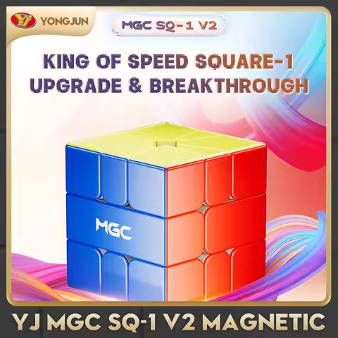 [CubeFun]YongJun MGC SQ1 V2 Magnetic UV Magic Speed Cube MGC Square-1 YJ Professional Fidget Toys Pu