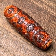 Tibetan Weathered Pulp 21 Eye Dzi Beads Old Mine Natural Agate Men Women Nafu Dzi Beads Pendant 3.23