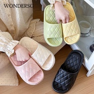 Super Soft Sole Water Seepage Bathroom Home Slippers Women Cloud Slippers Eva Indoor Sandals Non-Slip Flip Flop Men Slippers