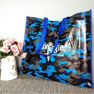Smiggle Reusable Blue army Shopping Bag/smiggle reuse me