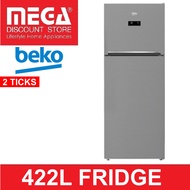 BEKO RDNT470E50VZP 422L 2-DOOR FRIDGE (2 TICKS)