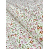 CRINGKLE FABRIC WITH FLORA FLOWER MOTIF