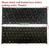 PT-BR UK French Latin Spanish Keyboards For Acer Swift 3 SF314-56 54 54G SF314-41 N17W2 Aspire 5 A51