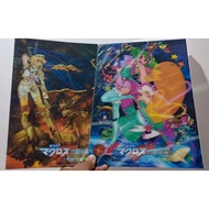 Macros Frontier 3D Poster 2 Pieces 3D Japan New Sealed