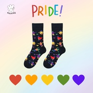 kiss.a.kid Fashion Children's Socks High Top: pride sock Pattern