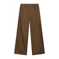 Weekend hub | Vintage Coffee Color Wide Leg High Waisted Pants