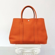 HERMES GP 36cm 橘內裡馬頭肩背包