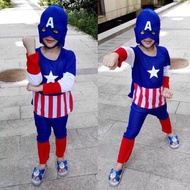 Avengers Captain America Iron Man Hulk Costume Kids