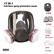 Full Face 6800 Gas Mask Spray Protective Mask Industrial Gas Mask Respirator New Type Gas Mask Forma
