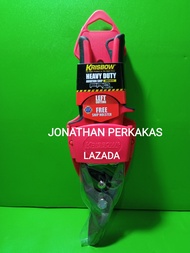 gunting krisbow merah bengkok kiri gunting baja ringan krisbow kiri gunting serbaguna krisbow merah 