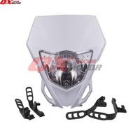 ไฟหน้า LED ทรงหน้ามือกันได้สำหรับรถจักรยานยนต์ Off-Road Yamaha WR450F WR250F ปรับแต่งไฟหน้าแบบสุดเท่