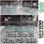 Aquarium Kaca 80x40x40 Full 8MM Best Seller