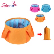 Salorie foldable basin travel camping washbasin bucket fishing folding basin foot bath sink washing 