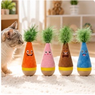 [Hot Sale] Cat Shaking Fun Fun Funny Feather Teasing Cat Stick Tumbler Cat Toy Physical Consumption 