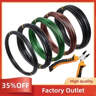 Aluminum Bonsai Training Wire-5 Roll, 160 Feet in Total with Adjustable Anodized Wires(1/1.5/2.0 Mm)