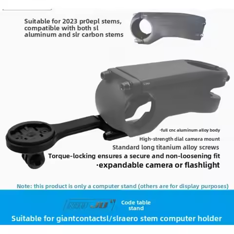 CNC Aluminium Bike Computer Mount for Giant Contact SL/SLR Aero PROPEL 2023-2024 for GOPRO Garmin Wa
