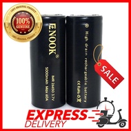 1pair enook battery 26650 5000mAh 60A black rechargeable battery 3.7V lithium battery Compa