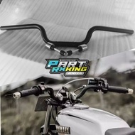 Short rxking handlebars | Rxking racing handlebars | Black rxking handlebars