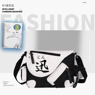 Kamen Rider ZERO ONE Anime 01 Death ZERO-ONE Student Shoulder Backpack Men Women Messenger Bag ww