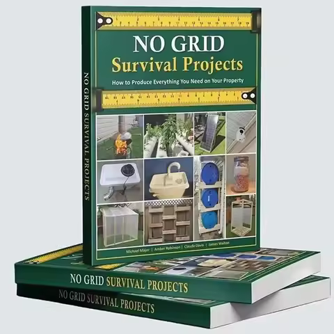 new NO GRID Survival Projects How To Produce Everything You Need On Your Property Paperback Book In 