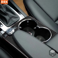 Central Console Armrest Water Cup Holder Frame Carbon Fiber For C-Class W204 C180 C200 C250 Coupe Sp