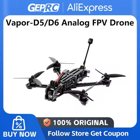 GEPRC Vapor-D5 D6 Analog FPV 5.8G 1.6W VTX F722 V2 FC High-performance Freestyle Grace RC Quadcopter
