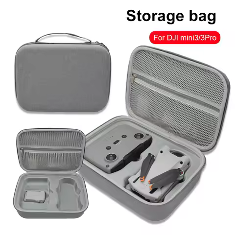 Anti-Dirt Storage Container Snowflake Cloth Travel Carrying Bag Hard EVA Splash-proof for Mini 3/Min