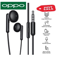 Oppo Earphones A77S A16 A17 A31 A5S A5 A9 A54 A74 A95 A94 RENO 6 7 Earphone Stereo Handsfree Audio Headset 3.5mm Earbud