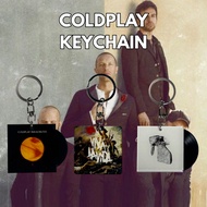 GANTUNGAN Coldplay AcrylicKeychain | Music Keychain 2-Sided AcrylicAlbum Bag Accessories