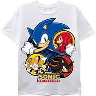 Sonic b Children's T-shirt Fashion Tops for Boys Girls Distro Age 1 2 3 4 5 6 7 8 9 10 11 12 Years