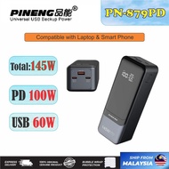 Pineng PowerBank PN-879PD 27000mAh Supper Fast Charging Max 145w PD100W USB 60W 20v/5A Support Lapto