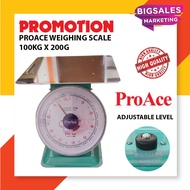 100KG PROACE Commercial Mechanical Weighing Scale / Timbang Berat Scale 100KG