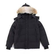 Big Goose Down Jacket 29 Styles Canada Wyndhaw Male Parka Overcoming Jacket with Wolf Fur Collar