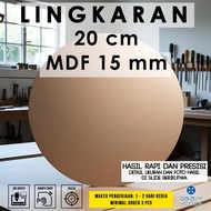 Circle 20 cm - MDF 15 mm - MDF board MDF wood board/