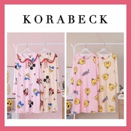 【KORABECK】<CLEARANCE> Women’s Long Sleeve Dress Night Wear/Pajamas/Baju Tiduk/Sleepwear/Night Wear
