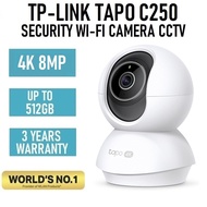 TP-Link Tapo C250 8MP 4K Security IP Camera CCTV Night Vision Motion Detection