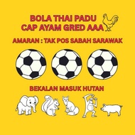 100PCS BOLA THAI BOLA HUTAN BOLA CAP AYAM BOLA BESAR KECIK BOLA MAINAN BOLA GRED AAA