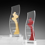 Goddess Souvenir Brand New Award Ceremony Crystal Metal Creative Trophy Customized Customized Medal 