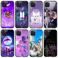 New Arrival For Oppo A16 A16K A17 A17K A32 A53 A54Tempered Glass Phone Case BTS Series Shockproof Hard Phone Case