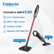 KADONIO 18000PA 5 in 1 Wet And Dry Vacuum Cleaner Handheld Vacuum & Mop Home Car Vacum Cordless Vaku