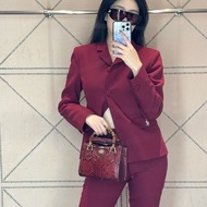 Gucci Diana竹節蛇皮mini托特包20*16*9 98新配件盒子塵袋肩帶