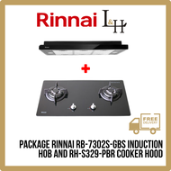 [BUNDLE] Rinnai RB-7302S-GBS Induction Hob and RH-S329-PBR Cooker Hood