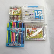 CHANGLI ROTARY CRAYON/SKETCH TWIN MARKER PEN/COLOUR MARKER PEN (HP-6675B/HP-6676/HP-6696/HP-6628)