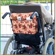 [Wishshopelxn] Wheelchair Bag Waterproof Portable Large Capacity Lightweight Wheelchair Side