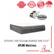 Four Star DETENSE Arcticsilk Advanze Aire Flex Apline 5 Zones Individual Pocketed Spring Mattress