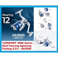 TaffSPORT 3000 Series Spinning Fishing Reel 5.5:1 Spinning Fishing Reel - SA3000