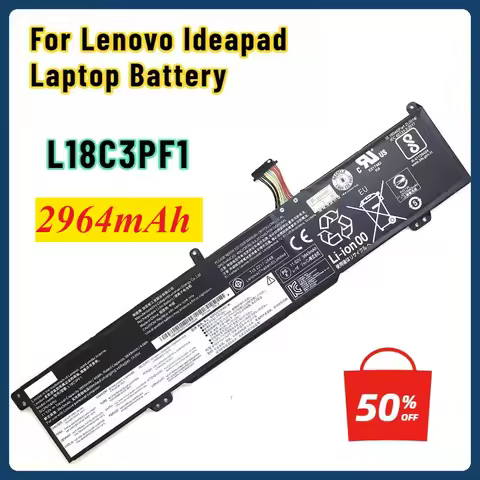 2964mAh 45Wh L18C3PF1 5B10T04976 SB10W67243 Laptop Battery for Lenovo Ideapad L340 15 17 Gaming L340