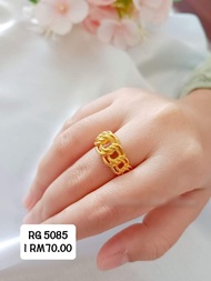 RG 5085 Cincin Coco Zhulian Gold Plated Rings Zhulian Original Cincin Zhulian