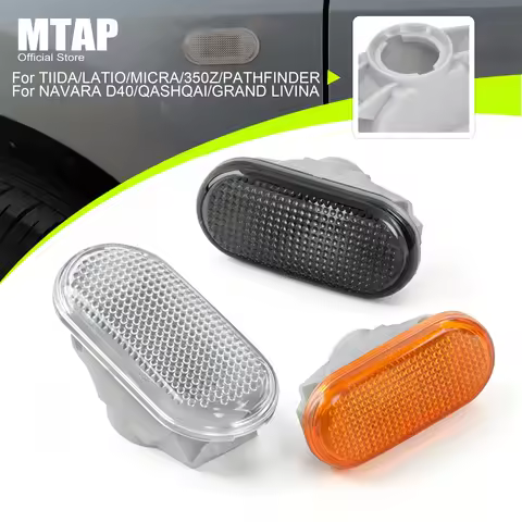 Fender Side Light For Nissan Tiida/Latio/March/Micra/Navara/Pathfinder/Grand Livina Surf Car Fender