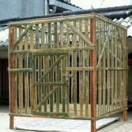 kandang ayam bahan dari bambu. Kandang Umbaran Box Ayam Boks Ayam